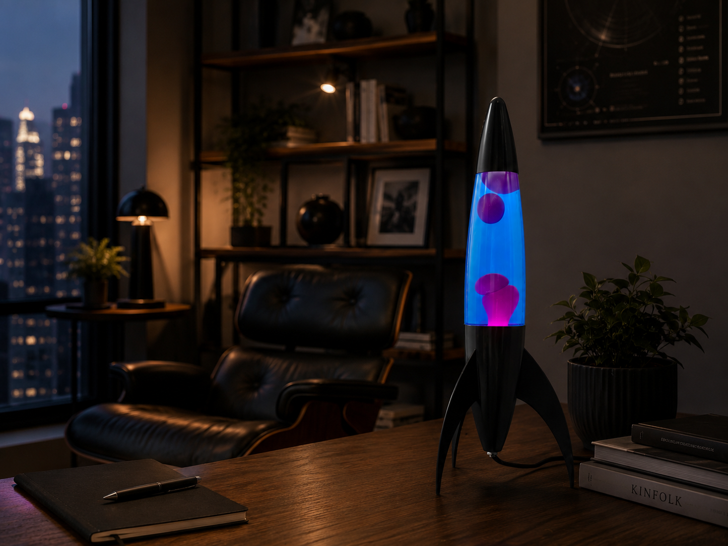 Rocket Lava Lamp 18"